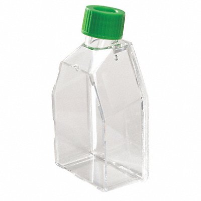 LAB SAFETY SUPPLY 11L811 Cell Culture Flask 25 mL 24.5 mm H PK50