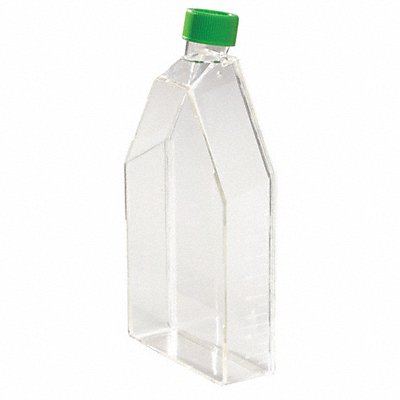 LAB SAFETY SUPPLY 11L814 Cell Culture Flask 600 mL 40 mm H PK20