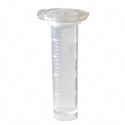 LAB SAFETY SUPPLY 11L820 Tube 10.6 mm Dia 43.1 mm H PK1000
