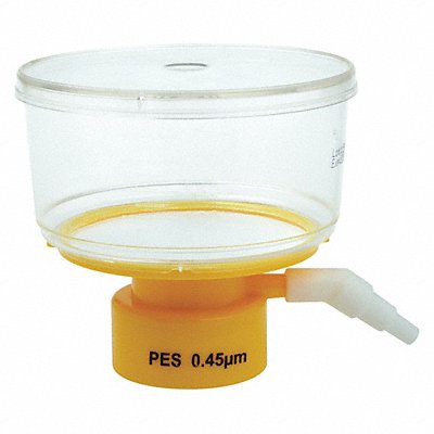 LAB SAFETY SUPPLY 11L835 Filter 75 mm Dia 250 mL 0.45 um PK24