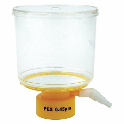 LAB SAFETY SUPPLY 11L836 Filter 90 mm Dia 500 mL 0.45 um PK24