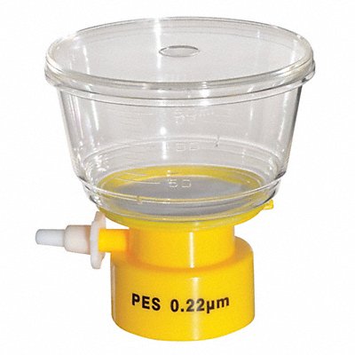 LAB SAFETY SUPPLY 11L838 Filter 50 mm Dia 150 mL 0.22 um PK24