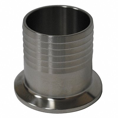 GRAINGER EG14RT6L75 Adaptor Clamp x Hose Barb T316L SS