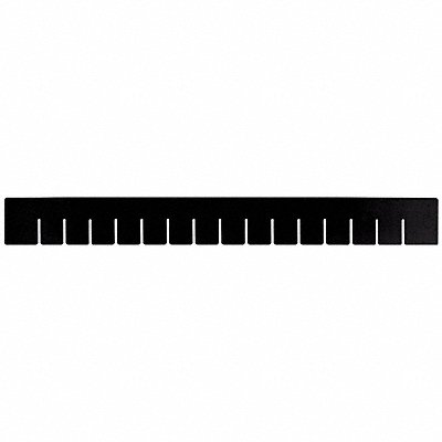 QUANTUM STORAGE SYSTEMS DL93030CO Divider Black PPC 17 1/2 in PK6