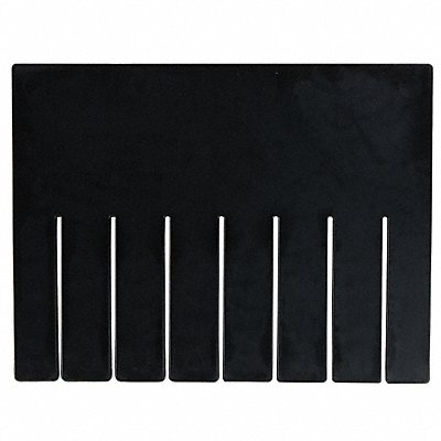 QUANTUM STORAGE SYSTEMS DS92080CO Divider Black PPC 7 1/4 in PK6