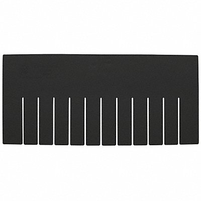 QUANTUM STORAGE SYSTEMS DS93080CO Divider Black PPC 7 1/4 in PK6