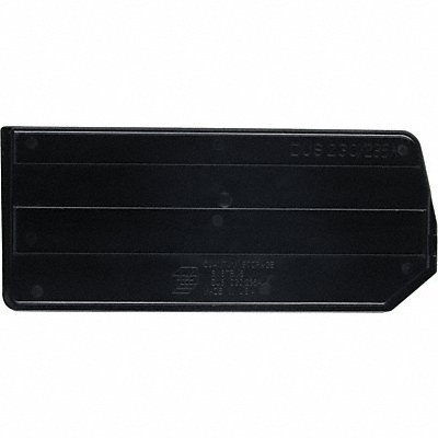 QUANTUM STORAGE SYSTEMS DUS235CO Divider 11 in Black 6 PK6