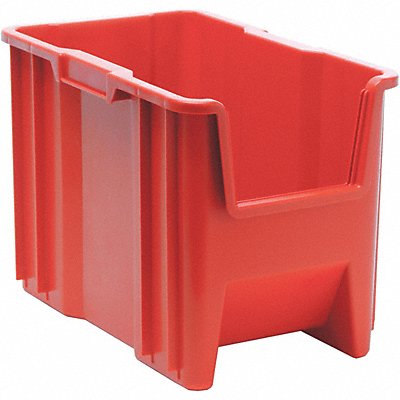 QUANTUM STORAGE SYSTEMS QGH600RD G2978 Bin Red Polypropylene 12 1/2 in