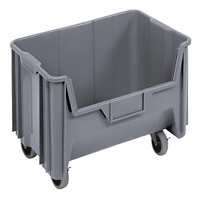 QUANTUM STORAGE SYSTEMS QGH705MOBGY G2979 Mobile Bin Grey Polyethylene 12 7/16 in