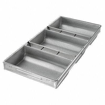 CHICAGO METALLIC 47125 Rye Bread/Miche Pan Set 12 1/4 in W