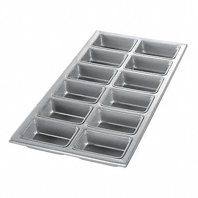 CHICAGO METALLIC 45755 Mini Loaf Pan 9 7/8 in W