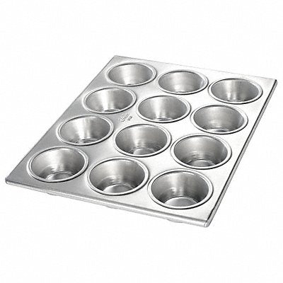 CHICAGO METALLIC 46125 Muffin Pan 10 3/4 in W