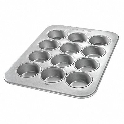 CHICAGO METALLIC 43645 Large Muffin Pan 12 7/8 in W