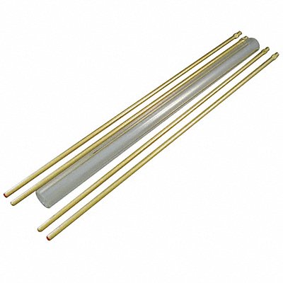 PENBERTHY LG8 Glass Rod Kit Plain 3/4In Dia 8In L