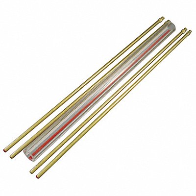 PENBERTHY 1LG15R Glass Rod Kit Red Line 5/8In Dia 15In L