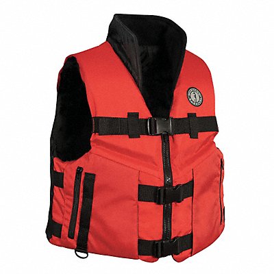 MUSTANG SURVIVAL MV462602123XL216 G1936 Life Jacket XL 15.5lb Foam Red