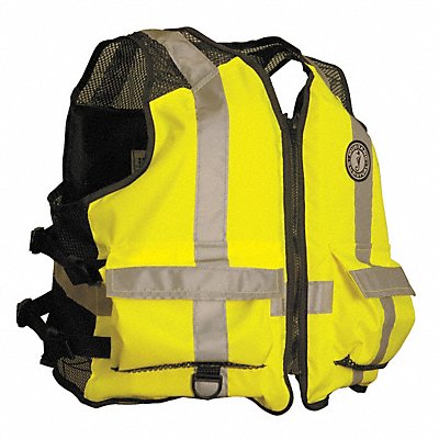 MUSTANG SURVIVAL MV1254T3239LXL216 Life Jacket L/XL 15.5lb Foam BLK/Yellow