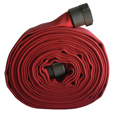 JAFLINE G51H15LNR50N G2303 Fire Hose 50 ft Red Polyester