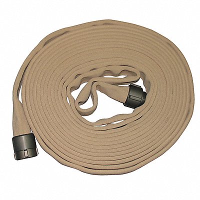 JAFLINE HD G52H3HDT50N G8767 Fire Hose 50 ft Tan Polyester