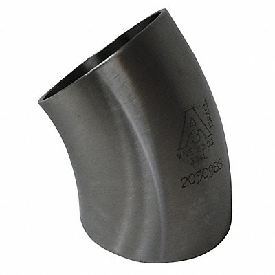 GRAINGER E2WK10 Elbow 45 Deg Butt Weld