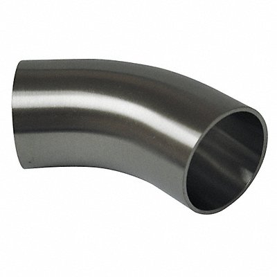 GRAINGER E2KS25 Elbow 45 Deg Butt Weld