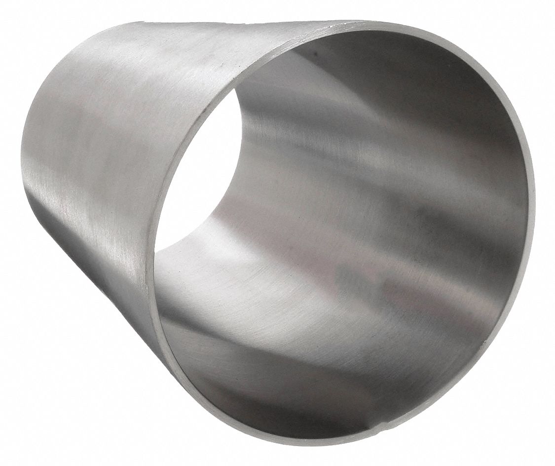 GRAINGER V32W6L25X20 Eccentric Reducer 2-1/2 x 2 Butt Weld