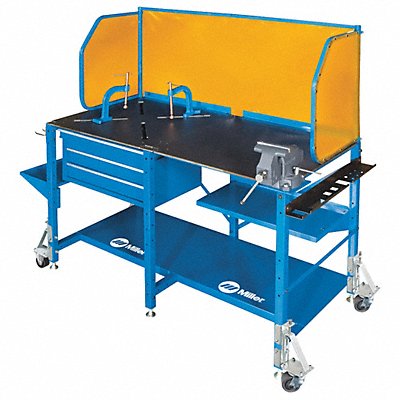 MILLER ELECTRIC 951793 Welding Table 35 in H 27 in D 57 in W