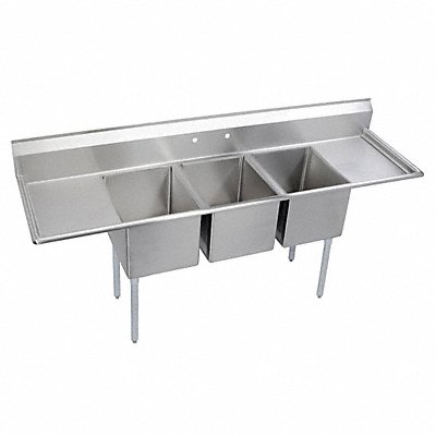ELKAY E3C16X20218X Elkay Econ Ser Sink Rectangle 20inx16inx12in