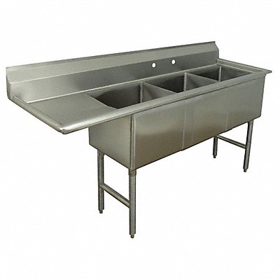 ADVANCE TABCO FC3181818LX Scullery Sink Square 18inx18inx14in