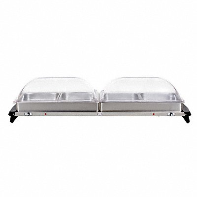 CADCO WTBS4RT Buffet Server 46 in L Silver