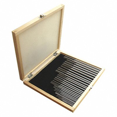 GRAINGER 11V301 Chucking Reamer Sets 1/16In- 1/2In 29pc