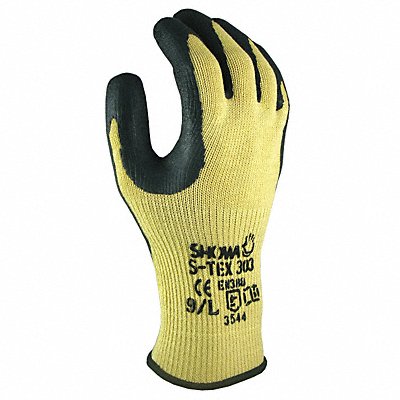 SHOWA STEX303XL10 G2617 Coated Gloves Black/Yellow XL PR