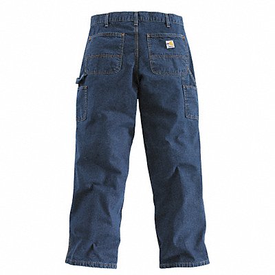 CARHARTT FRB13DNM4432 Pants Blue 44 x 32 in 15.2 cal/cm2