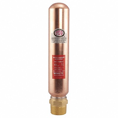 WATTS 1LF15M2C Water Hammer Arrestor 1 In MNPT Copper