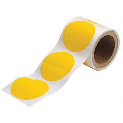BRADY 104403 G5690 Floor Tape Yellow 3.5 in Circle PK350