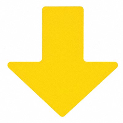 BRADY 104415 Floor Marking Tape Arrow 2In W Yellow PK100