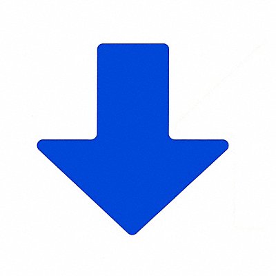 BRADY 104414 G5692 Floor Tape Blue 2 inx5 in Arrow PK100