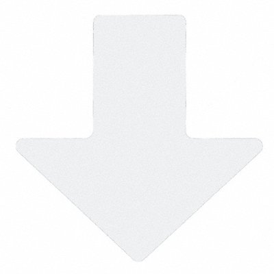 BRADY 104417 G5692 Floor Tape White 2 inx5 in Arrow PK100