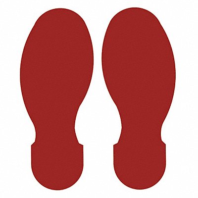 BRADY 104406 G5695 Floor Tape Red 3 1/2 inx10 in Foot PK10