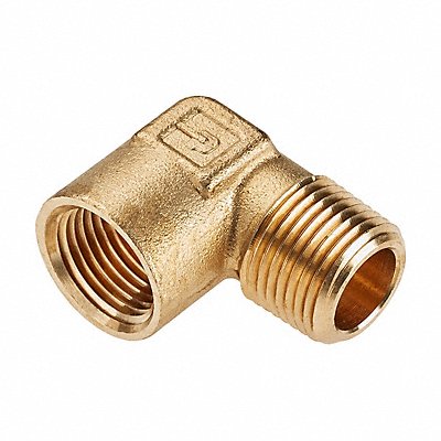 PARKER 1202P66 Elbow 90 Deg 3/8 NPT 1000 psi Brass