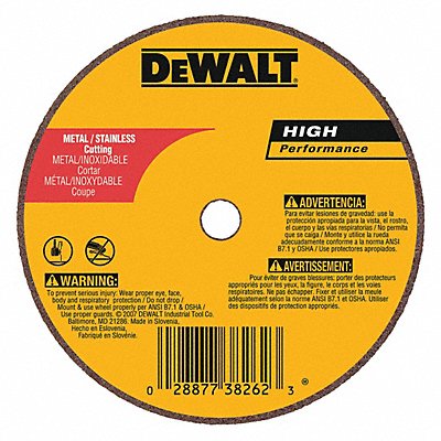 DEWALT DW8706 Die Grinder Wheel 3 x.035 x3/8 A36T