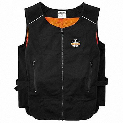 CHILL-ITS BY ERGODYNE 6255 Cooling Vest Phase Change Black