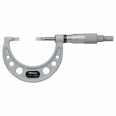 MITUTOYO 12212610 Mechanical Blade Micrometer 1 to 2 in