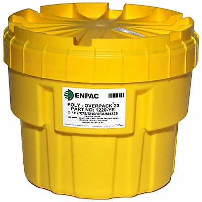 ENPAC 1220YE Salvage Drum Yellow 0.25in