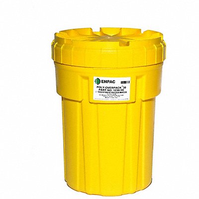 ENPAC 1230YE Salvage Drum Yellow 0.25in