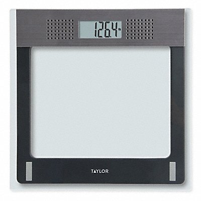 TAYLOR 70844191M Personal Bath Scale Stainless Steel