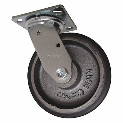 RWM 46UIR0620S Swivel w/6x2 Urethane on Iron Wheel