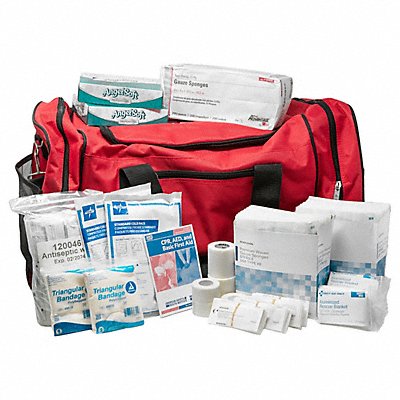 ABILITY ONE 6545010000000 First Aid Kit w/House 25pcs 23x18 Red