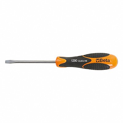 BETA 12900442 Screwdriver Slotted 7/32x6 Round