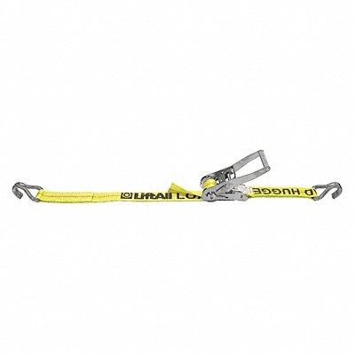 LOAD HUGGER 60513X8 Tie Down Strap Wire-Hook Yellow